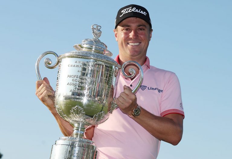 19/22 mai Justin Thomas remporte son second MAJEUR                     U.S. PGA CHAMPIONSHIP en play off