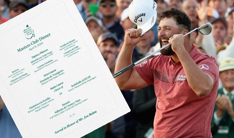 Le menu du dîner des champions du Masters 2024 de Jon Rahm a des accents espagnols